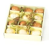 Club Pack of 144 Country Bistro Decorative Brown & White Speckled Eggs 1.5