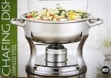 Kirkland Signature Stainless Steel 5 Qt Chafing Dish