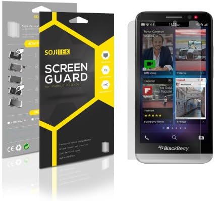 SOJITEK Blackberry Z30 RFW121LW Premium Anti-Glare Anti-fingerprint Matte Screen Protector [5-Pack] - Lifetime Replacements Warranty + Retail Packaging