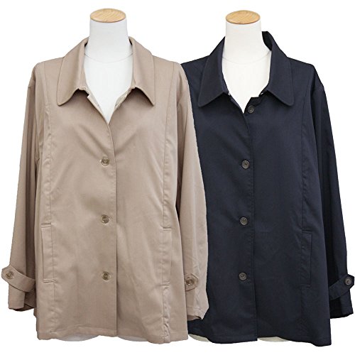 ＜レディース 大きいサイズ 5L～6L 6L～7L＞★クインティ QUINTY スプリング コート【F4】21号23号【F5】25号27号