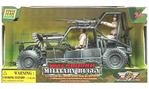 Childrens Toyshop  Toys : World Peacekeepers Military Buggy & Figures