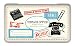 Cavallini Rubber Stamps Vintage Office, Assorted with Ink Pad
