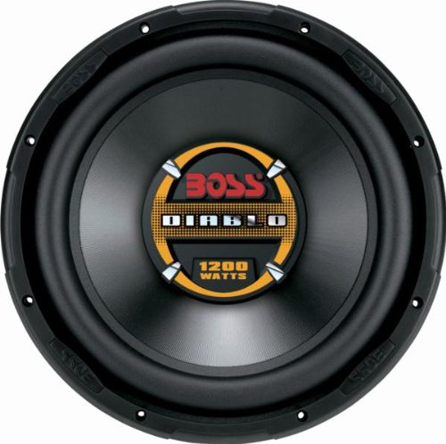 Boss Audio D125DVC 12-Inch Dual 4-Ohm Diablo Voice Coil Subwoofer - Single (Black)