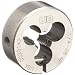 Union Butterfield 2010(UNF) Carbon Steel Round Threading Die, Uncoated (Bright) Finish, 1" OD, 1/4"-28 Thread Size