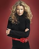 Newport News Ribbed Cotton Turtleneck Sweater
