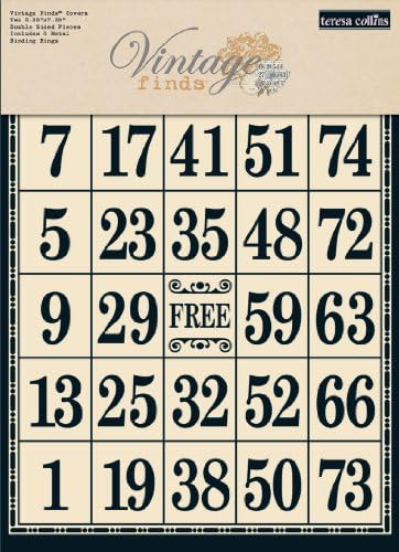 Teresa Collins Designs Vintage Finds Chipboard Covers