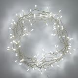 100 White LED Fairy Lights on Clear Cable for Indoor Use by Lights4funby Lights4fun
