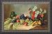 Fruchte-stilleben (Fruit Still Life) Framed Canvas Art by E. Kruger,46.6 in. x 30.8 in. Framed