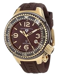 Swiss Legend Womens 11844-BRWGA Neptune Brown Mother-Of-Pearl Dial Watch