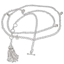 Waist Chain Body Jewelry in Silver