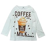 【H28年春物】製品洗い加工済み JEANS-b(ジーンズベー) スラブ天竺coffee長袖Tシャツ 130cm/OB NO.B-360201