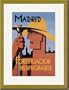 Gold Framed/Matted Print 17x23, Madrid: Impregnable Fortress