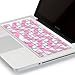 Kuzy Compatible with MacBook Keyboard Cover for Older Version MacBook Pro 13 15 17 inch and MacBook Air 13 inch, iMac Wireless Keyboard, Silicone Skin Key Board Protector, Chev Baby Pink