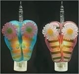 Club Pack Of 12 Tropical Beach Sandals Bubble Light Night Lights 7 #169999