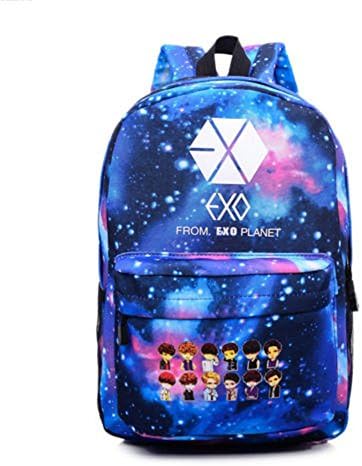 EXO-K EXO-M Backpacks Overdoes XOXO Wolf Schoolbag Luhan Kris Starry Sky Satchel (exo )