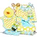 Baby's Clothing Essentials Gift Basket In Yellow