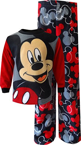 Disney Classic Mickey Mouse Fleece Toddler Pajamas for Little Boys