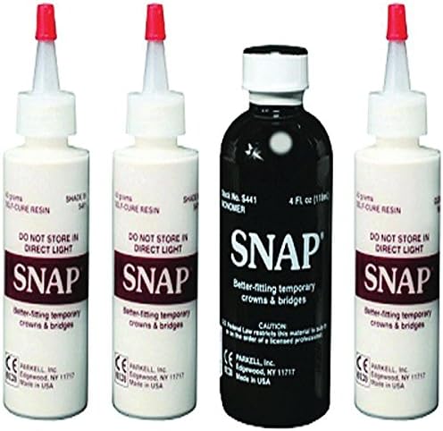 Parkell S429 SNAP Resin Powder, Clear Shade, 40 g Volume