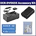 Sony DCR-DVD650 Camcorder Accessory Kit includes: SDM-109 Charger, T31764 Memory Card, ZELCKSG Care & Cleaning