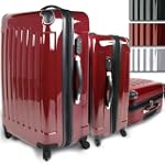 Lot de 3 valises Trolley - avec serru...