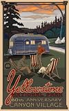 Northwest Art Mall 11 x 17 Poster Canyon Village Yellowstone by Paul A. Lanquist