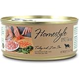 Homestyle, Turkey and Liver Stew, 5.5 oz Can Cat Food by MI Industries/Nature