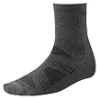 SmartWool PhD Cycling Ultra Light 3/4 Crew Sock Graphite/Black, M