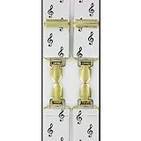 Treble Clef Men's Braces - White
