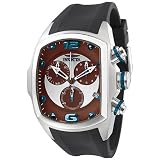 Invicta Men's 6102 Lupah Collection Revolution Chronograph Black Polyurethane Watch