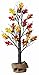 TECHSHARE LOFTPLUS Acorn Tree Bonsai Decorative String Light 24 LED for Indoor use Warm White Battery-Operated Optional AC Adapter Burlap Sack Included 24in Tall
