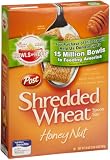 Post Spoon Size Shredded Wheat Honey Nut Cereal, 20-Ounce Boxes (Pack of 4)