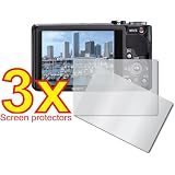 Buy 3x Sony CyberShot DSC-HX9V DSC-HX9 Digital Camera Premium Clear LCD Screen...