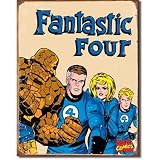 Fantastic Four Retro Metal Tin Sign 12.5
