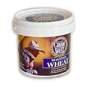 Cream of the West All-Natural Roasted Wheat Hot Cereal, Half-Gallon Pail (Net Wt. 3.0 Pounds)