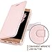 Galaxy Note 7 Case, Samsung Galaxy Note 7 Case, Note 7 Case, FYY [RFID Blocking wallet] 100% Handmade Wallet Case Stand Cover Credit Card Protector for Galaxy Note 7 Rose Gold