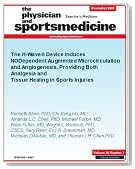 The H-Wave&Acirc;&reg; Device Induces NODependent Augmented Microcirculation and Angiogenesis, Providing Both Analgesia and Tissue Healing in Sports Injuries (The Physician and Sportsmedicine)