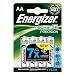 Energizer Rechargeable Aa X4 2450 Mah , Price For 2 Packs Of