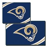 NFL St. Louis Rams Two Piece Rectangular Rug Set