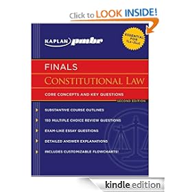 Kaplan PMBR FINALS: Constitutional Law: Core Concepts and Key Questions