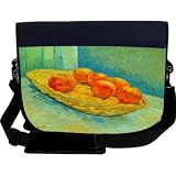 Van Gogh Art Six Oranges NEOPRENE Laptop Sleeve Bag Messenger Bag - Laptop Bag -Notebook Bag - for Macbook Pro, Aspire, Samsung, Acer, ASUS, Dell, HP, Lenovo, Sony, Toshiba Unisex - Ideal Gift for all occassions!