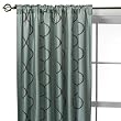 Home Hourglass Embroidered Window Panel - Rocky River