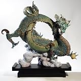 Lladro Auspicious Dragon Green