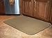 House, Home and More Skid-Resistant Carpet Indoor Area Rug Floor Mat - Camel Tan - 3 Ft X 3 Ft - Non Slip Rubber Backing, Stain Resistant, Dog Friendly, Living Room Bedroom Kitchen Entryway