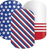 Jamberry Nail Wraps - Patriot (Half Sheet)