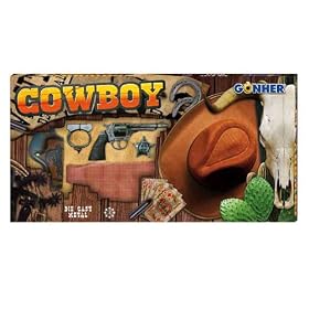 Gonher ETS.Mazel - A1101938 - Jeu de Plein Air - Coffret Pistolet - 8 Cps Cowboy