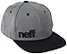 neff Men's Daily Cap adj. -Black/Cyan