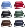 Retro Shoulder Bag im Design der Siebziger, Schultertasche Sporttasche aus Nylon mit Paspelierung in f�nf trendigen Farben