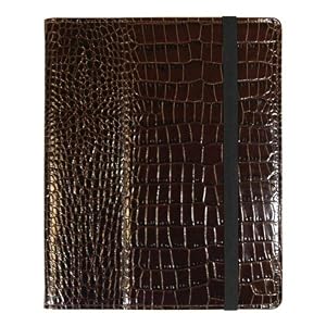 iPad / iPad2 Case, Genuine Crocodile Embossed Leather