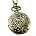 YouYouPifa Bronze Five Flowers Hollow Design Fashion Retro Small Pocket Watch