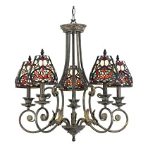 Quoizel Lily 5 Lt Chandelier